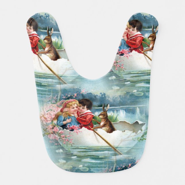 Vintage Easter Bib (Front)