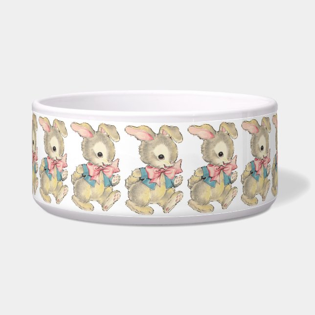Vintage Easter Bunny Bowl (Front)