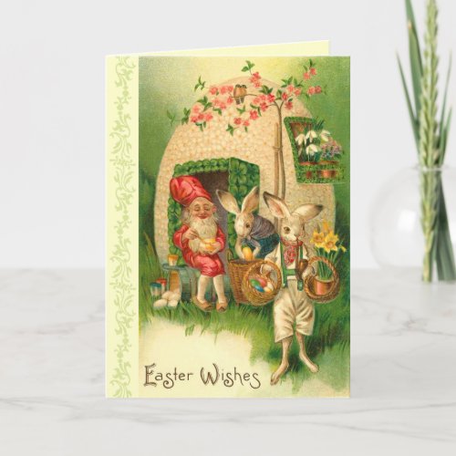 Vintage Easter Bunny Card