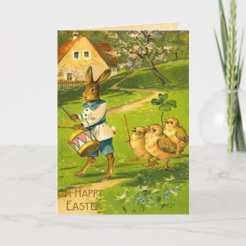 Vintage Easter Bunny Card