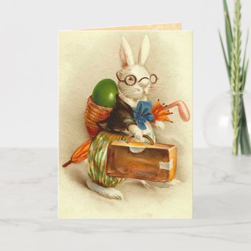 Vintage Easter Bunny Card