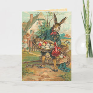 Vintage Easter Bunny Card