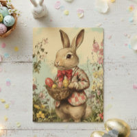 Vintage Easter Bunny In Jacket
