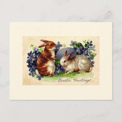 Vintage Easter Bunny Post Card