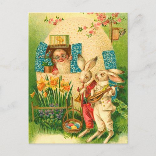 Vintage Easter Bunny Postcard