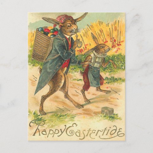 Vintage Easter Bunny Postcard