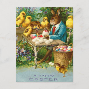 Vintage Easter Bunny Postcard