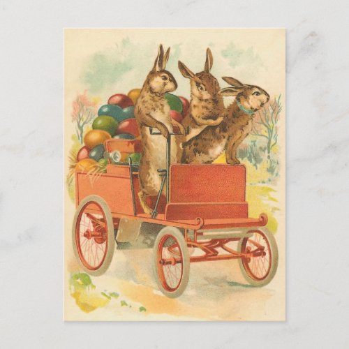 Vintage Easter Bunny Postcard