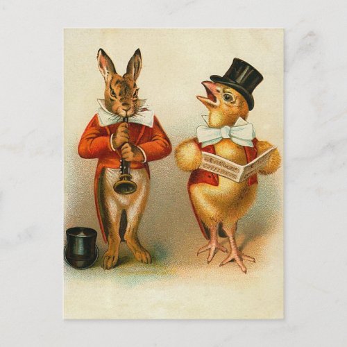 Vintage Easter Bunny Postcard