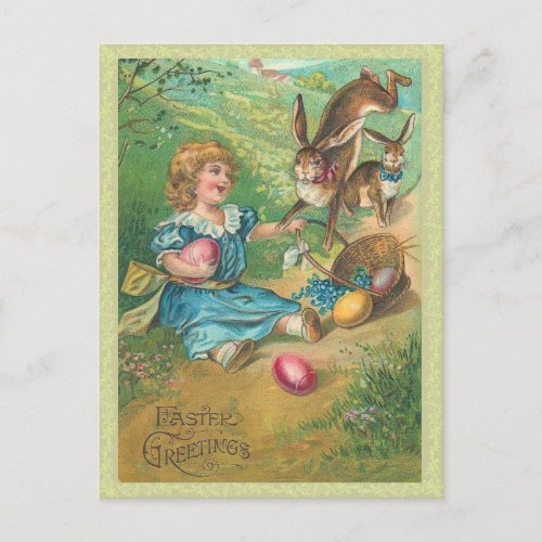 Vintage Easter Bunny Postcard