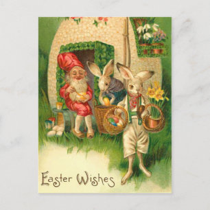 Vintage Easter Bunny Postcard