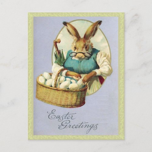 Vintage Easter Bunny Postcard