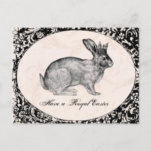 vintage Easter bunny  postcard