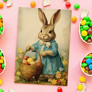 Vintage Easter Bunny  Postcard