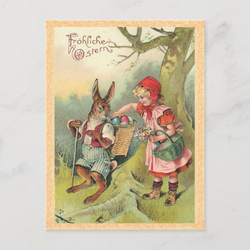 Vintage Easter Bunny Postcard