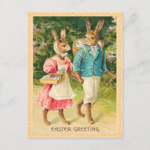 Vintage Easter Bunny Postcard