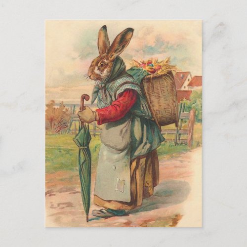 Vintage Easter Bunny Postcard