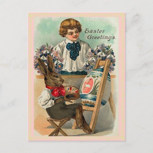 Vintage Easter Bunny Postcard