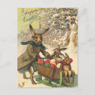 Vintage Easter Bunny Postcard