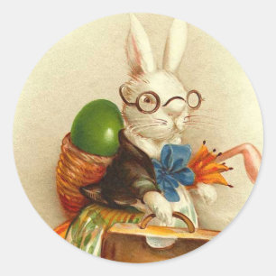 Vintage Easter Bunny Stickers