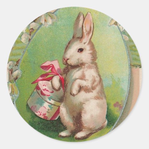 Vintage Easter Bunny Stickers