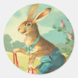 Vintage Easter Stickers | Zazzle