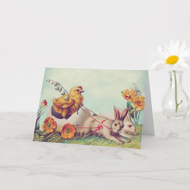 Vintage Easter Card (Small Plant)