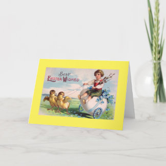 VINTAGE EASTER CARD ILLUSTRATION