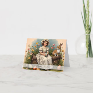 Vintage Easter Charm Card