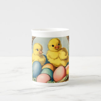  vintage  Easter    chicks  Bone China Mug