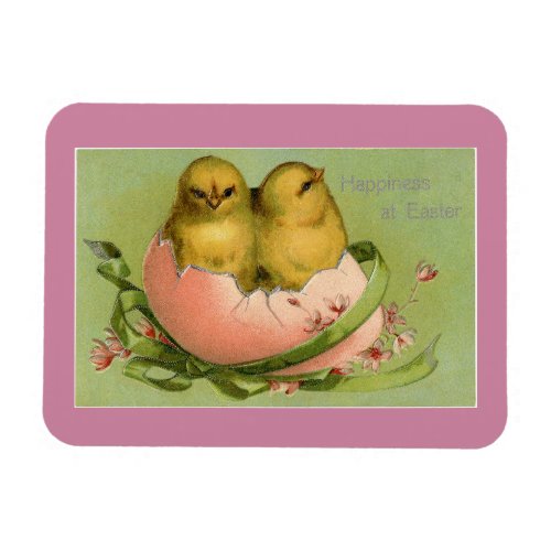 Vintage Easter Chicks Magnet