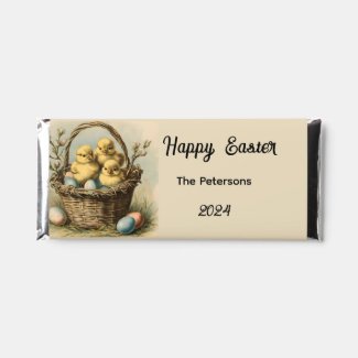   Vintage  Easter  Chicks personalized