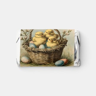   Vintage  Easter  Chicks personalized