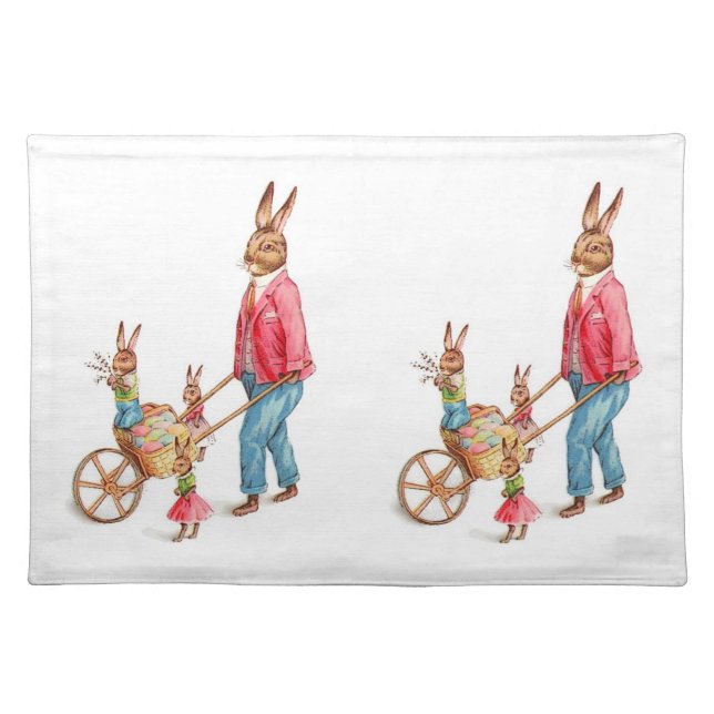 Vintage : easter - cloth placemat (Front)
