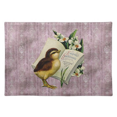 Vintage Easter Cloth Placemat