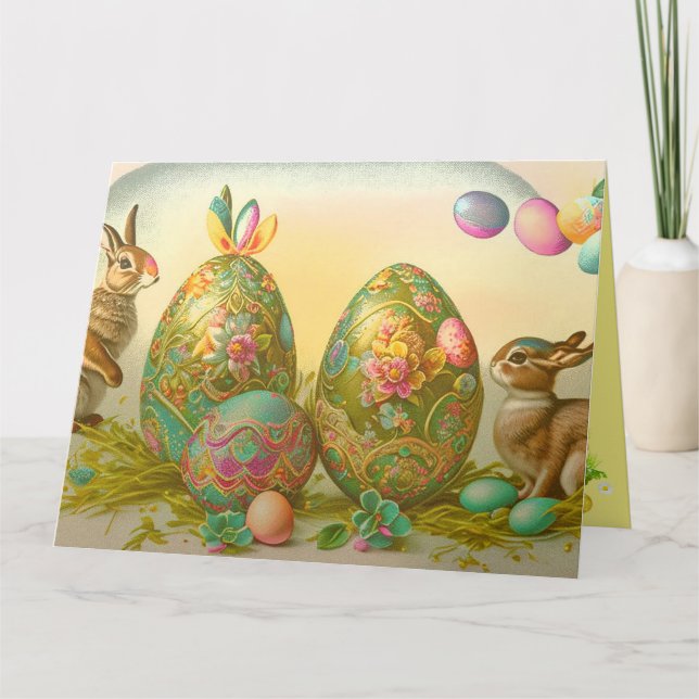 Vintage Easter Collection Card (Front)