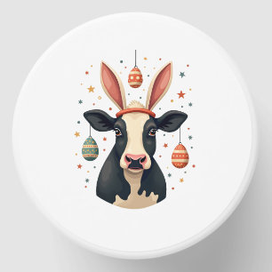 Vintage Easter Cow Bunny Ears Cute Farm Animal Egg Mini Candle Favors