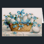 Vintage Easter Egg Card<br><div class="desc">Beautiful Victorian Easter greetings are always a special treat. Now a bit of vintage can be yours to enjoy or give away. Vintage Easter Greeting Cards.</div>