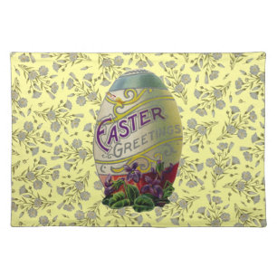 Vintage Easter Egg Cloth Placemat