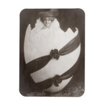 Vintage Easter Egg Lady