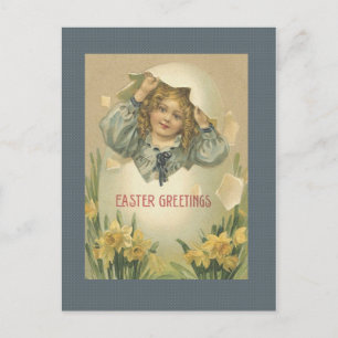 Vintage Easter Egg Postcard