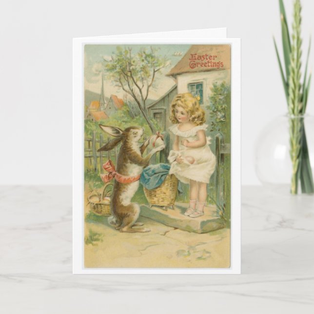 Vintage Easter - Egg-stra Special, Holiday Card (Front)