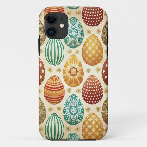 Vintage Easter Eggs iPhone Case