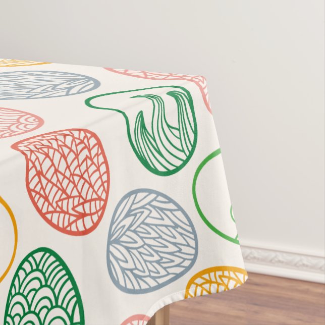 Vintage Easter Eggs Pattern | Tablecloth (In Situ)