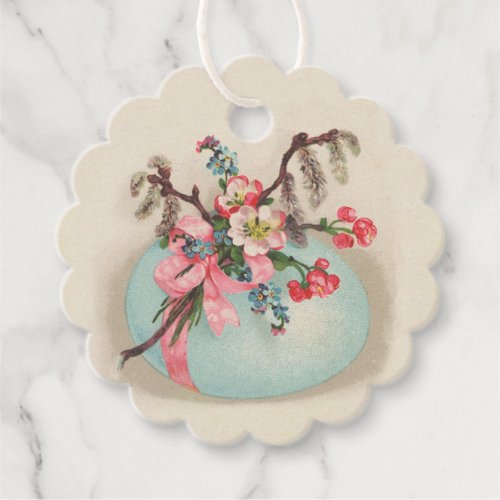 Vintage Easter favor tag