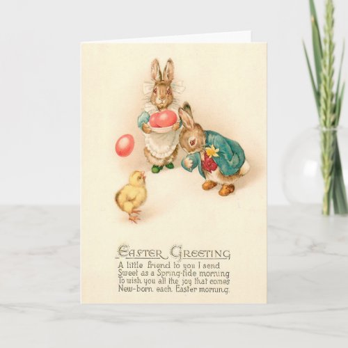 Vintage Easter Greeting Card