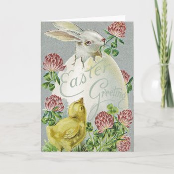 Vintage Easter Greeting Card by TheGiftsGaloreShoppe at Zazzle