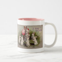 Vintage Easter Holiday Bunny coffee mug