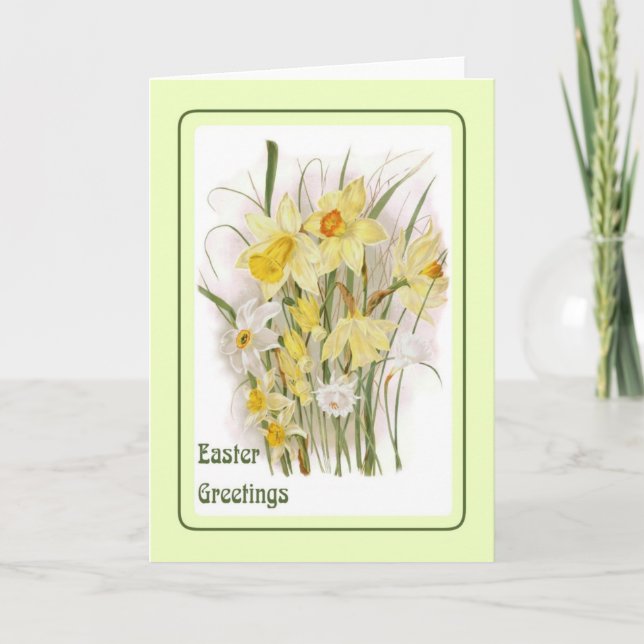 Vintage Easter Holiday Card (Front)