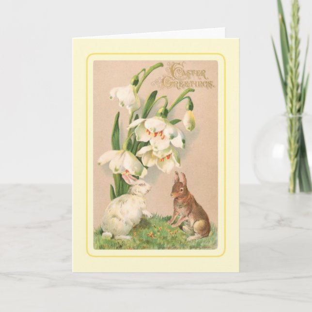Vintage Easter Holiday Card (Front)